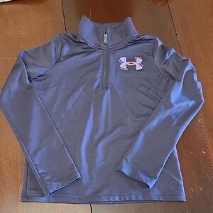 Under Armour Kids Navy Quarter-Zip Sweatshirt